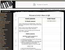 Tablet Screenshot of lovleysmusic.com